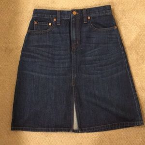 *NWOT* Madewell denim A-line skirt.